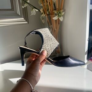 Nine West Black Kittens Heels